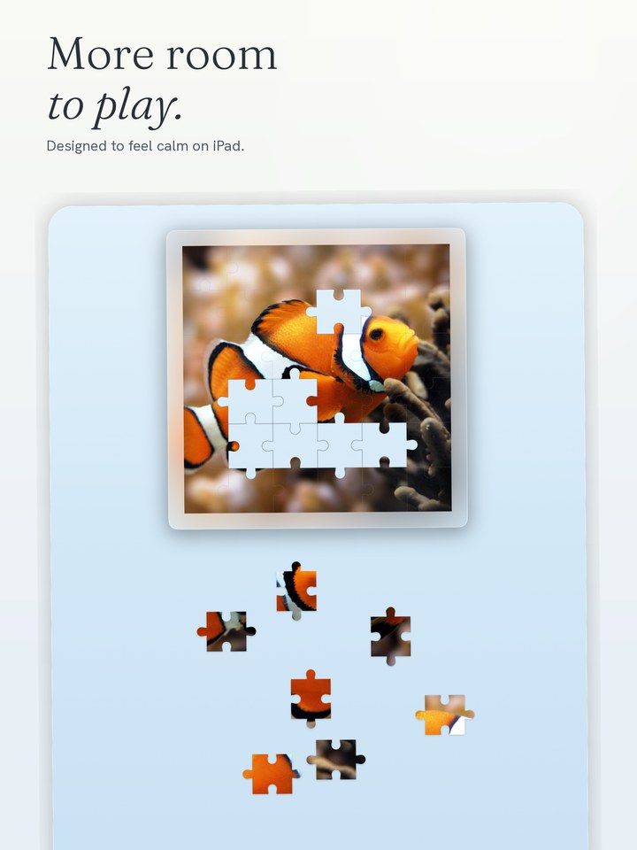 More room to play on iPad